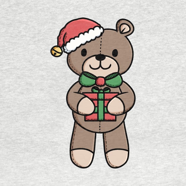 Christmas Teddy by KammyBale
